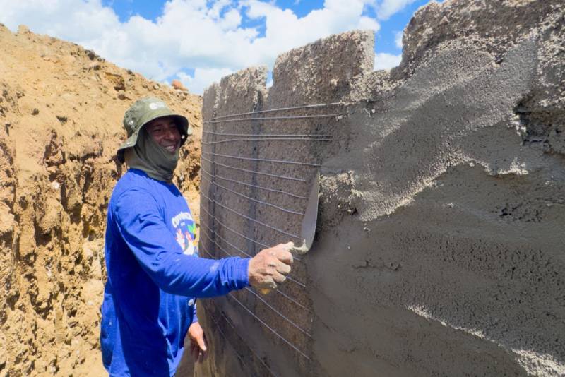 Capacitação de cisterneiros em Ibaretama, CE, qualifica para implementação de cisternas calçadão