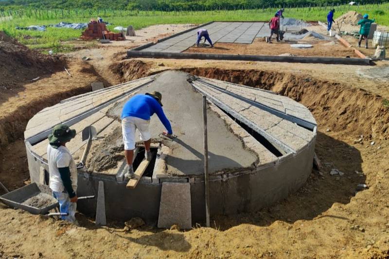 IAC, SDA e MDS iniciam a implementação de 30 cisternas calçadão nos municípios de Choró e Ibaretama, Ceará