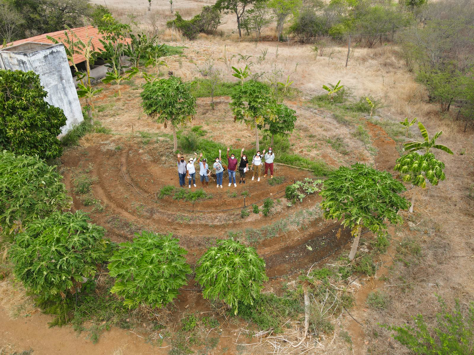 IAC realiza visita técnica com a FUNCEME na comunidade de Aroeiras no município de Quixeramobim