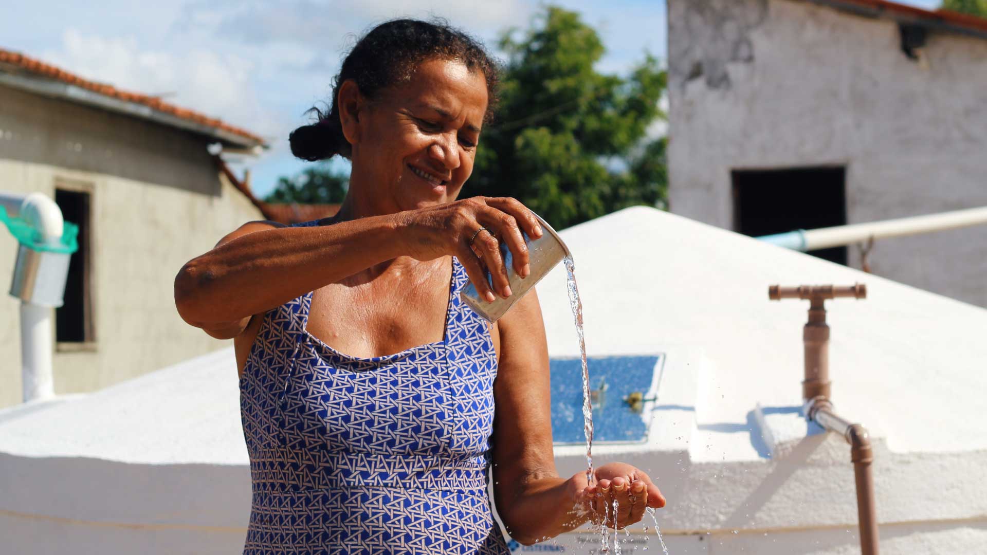 Cisternas na comunidade Maloca em Quixeramobim, CE: garantia de água em quantidade e qualidade