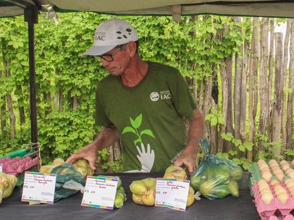 Seu Chico na Feira Agroecológica Espaço Antonio Conselheiro