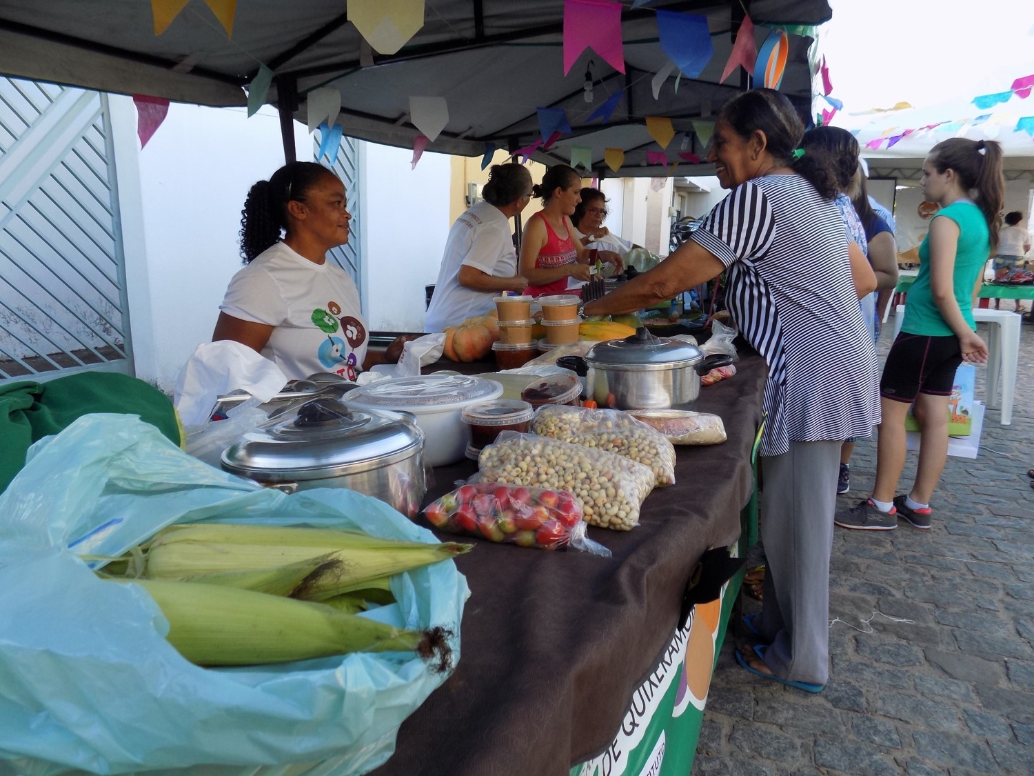 Produtoras e produtores rurais comercializam produtos da agroecologia na feira do IAC